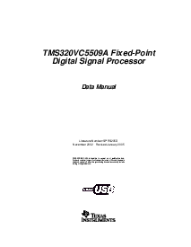 浏览型号TMS320VC5509AGHHR的Datasheet PDF文件第1页