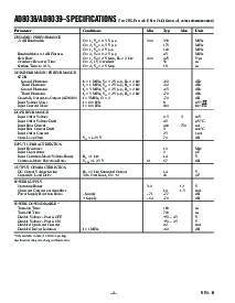 浏览型号AD8039ART-REEL的Datasheet PDF文件第2页