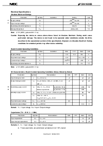 浏览型号UPD4416008G5-A15-9JF的Datasheet PDF文件第4页