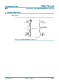 浏览型号P89LPC932A1FDH的Datasheet PDF文件第6页