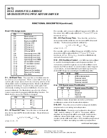 浏览型号A3972SB的Datasheet PDF文件第6页