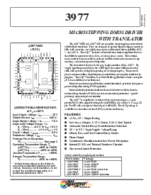 浏览型号A3977SED的Datasheet PDF文件第1页