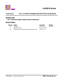 浏览型号A420616V-50U的Datasheet PDF文件第1页