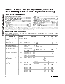 浏览型号MAX6368PKA46-T的Datasheet PDF文件第2页