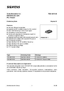 浏览型号TDA5670-5X的Datasheet PDF文件第1页