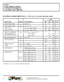 浏览型号A6275ELW的Datasheet PDF文件第4页