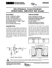 浏览型号OPA695IDBVT的Datasheet PDF文件第1页