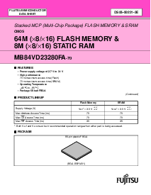浏览型号MB84VD23280FA-70的Datasheet PDF文件第2页