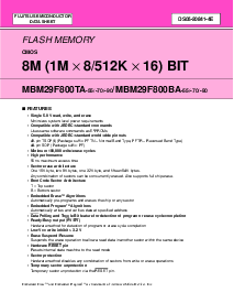 浏览型号MBM29F800TA-70的Datasheet PDF文件第1页
