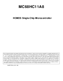 浏览型号MC68HC11A8BMP2的Datasheet PDF文件第1页