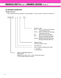 浏览型号MBM29LV800TA-90的Datasheet PDF文件第10页