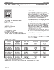 浏览型号PCA9554PW的Datasheet PDF文件第2页