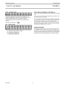 浏览型号PCA9533DP02的Datasheet PDF文件第5页