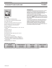 浏览型号PCA9546PW的Datasheet PDF文件第2页