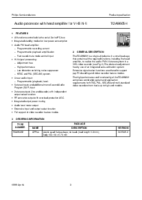 浏览型号TDA9605H的Datasheet PDF文件第3页