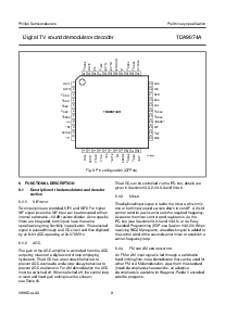 浏览型号TDA9874AH的Datasheet PDF文件第9页
