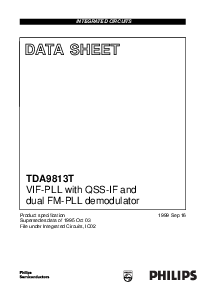 浏览型号TDA9813T的Datasheet PDF文件第1页
