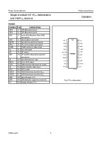 浏览型号TDA9801T的Datasheet PDF文件第5页