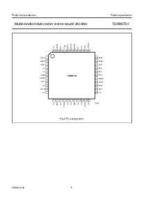 浏览型号TDA9873H的Datasheet PDF文件第6页