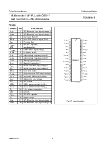 浏览型号TDA9814T的Datasheet PDF文件第5页