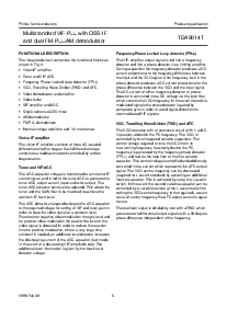 浏览型号TDA9814T的Datasheet PDF文件第6页