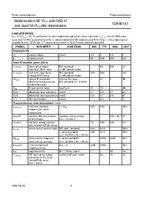 浏览型号TDA9814T的Datasheet PDF文件第9页