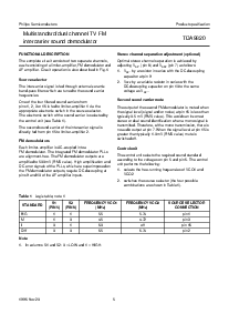 浏览型号TDA9820的Datasheet PDF文件第5页