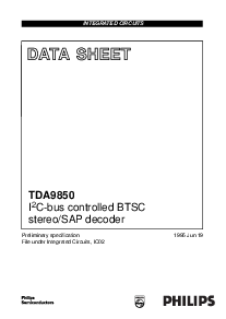 浏览型号TDA9850的Datasheet PDF文件第1页