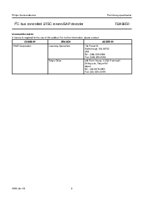 浏览型号TDA9850的Datasheet PDF文件第3页