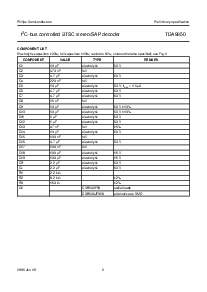 浏览型号TDA9850T的Datasheet PDF文件第5页