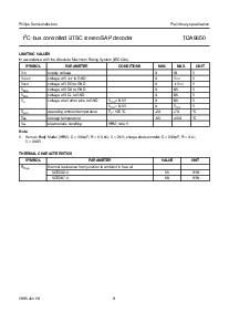 浏览型号TDA9850T的Datasheet PDF文件第9页