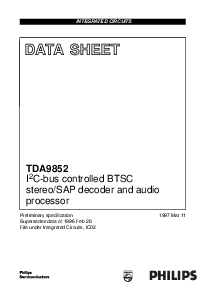 浏览型号TDA9852的Datasheet PDF文件第1页