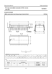 浏览型号TDA9851T的Datasheet PDF文件第16页