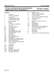 浏览型号TDA9885T/V3的Datasheet PDF文件第2页