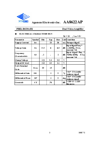 浏览型号AA8622AP的Datasheet PDF文件第3页