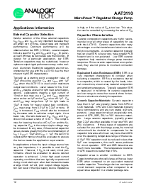 浏览型号AAT3110IGU-5-T1的Datasheet PDF文件第12页