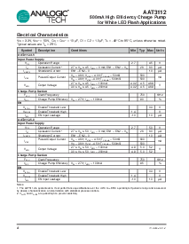 浏览型号AAT3112IVN-5.0-T1的Datasheet PDF文件第4页