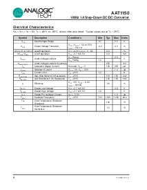 浏览型号AAT1150IKS-1.5-T1的Datasheet PDF文件第4页