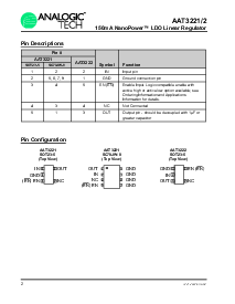 浏览型号AAT3221IGV-30-T1的Datasheet PDF文件第2页