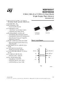 浏览型号M29F800AB90N6T的Datasheet PDF文件第1页