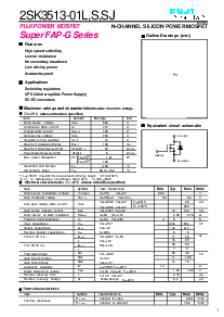 浏览型号2SK3513-01L的Datasheet PDF文件第1页