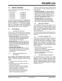 浏览型号PIC18F85J10的Datasheet PDF文件第7页