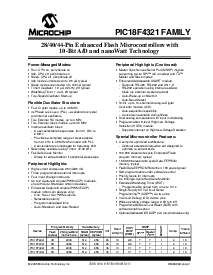 浏览型号PIC18F2321的Datasheet PDF文件第3页