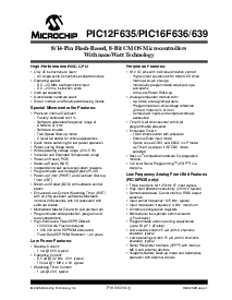 浏览型号PIC16F636的Datasheet PDF文件第3页