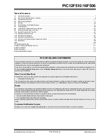 浏览型号PIC16F506的Datasheet PDF文件第5页