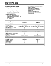 浏览型号PIC16C781的Datasheet PDF文件第4页