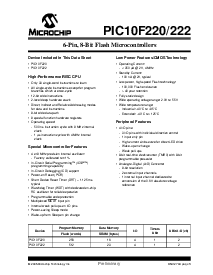 浏览型号PIC10F220的Datasheet PDF文件第3页