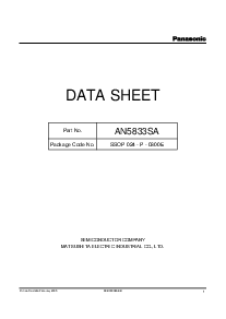 浏览型号AN5833SA的Datasheet PDF文件第1页