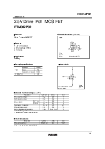 浏览型号RTM002P02的Datasheet PDF文件第1页