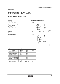 浏览型号2SD2704K的Datasheet PDF文件第1页